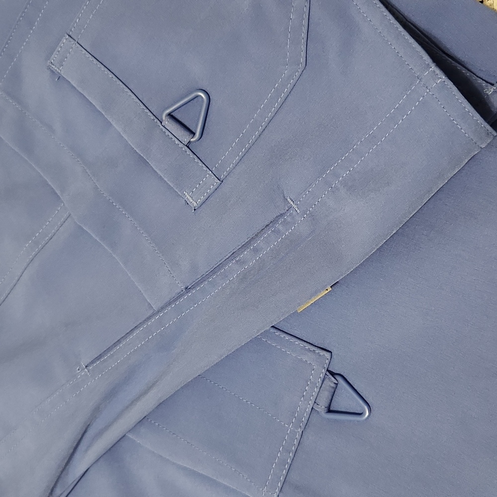 Blue Scrub Set with Yellow Accents - Picture 4 of 10